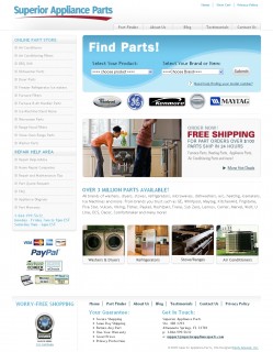 Superior Appliance Parts Home Page