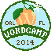 wordcamp orlando 2014 badge logo